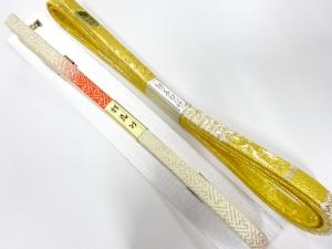 未使用品　正絹　佐賀錦　帯締め　2本セット